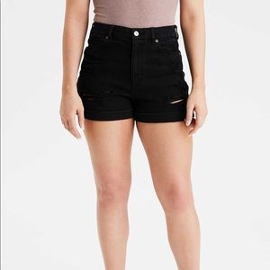 AE Stretch Curvy Denim Mom Short